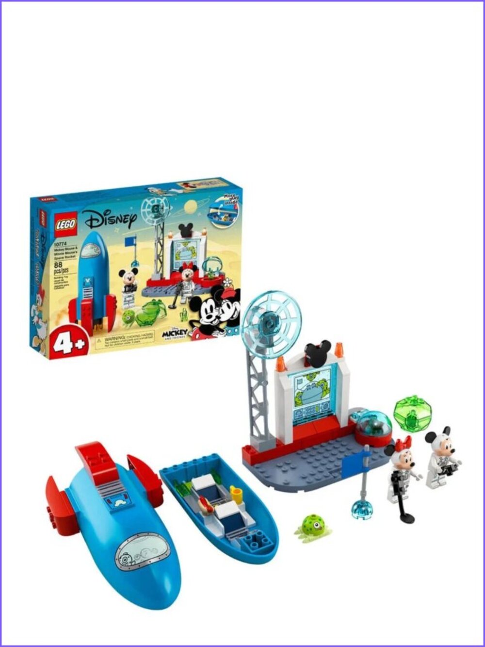 Lego Disney Mickey Mouse & Minnie Mouse's Space Rocket 10774  New In Box